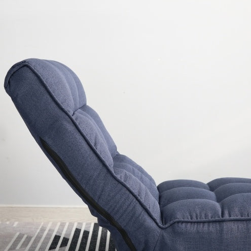 Single Sofa Reclining Chair – Japanese Tatami Chair, Lazy Sofa, Adjustable Leisure Recliner for Balcony or Living Room