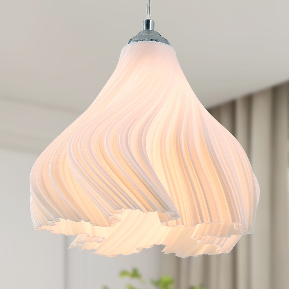 Simple Three-dimensional Petal Design  Chandeliers,No bulbs(2 pack)