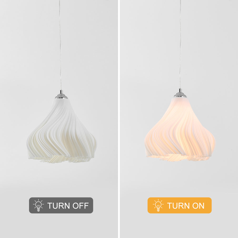 Simple Three-dimensional Petal Design  Chandeliers,No bulbs(2 pack)