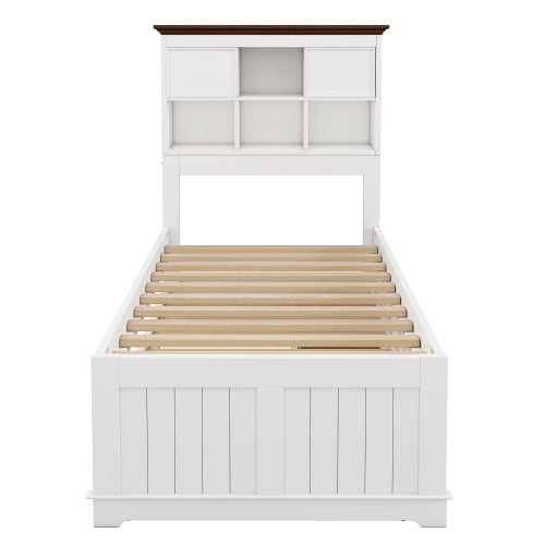 Solid Pine Wood With Leisure Twin Beds