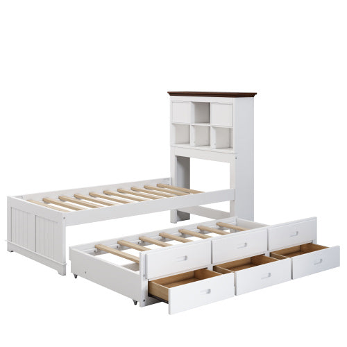 Solid Pine Wood With Leisure Twin Beds
