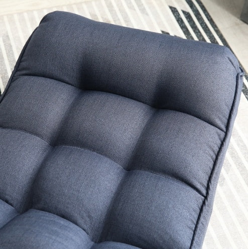 Single Sofa Reclining Chair – Japanese Tatami Chair, Lazy Sofa, Adjustable Leisure Recliner for Balcony or Living Room